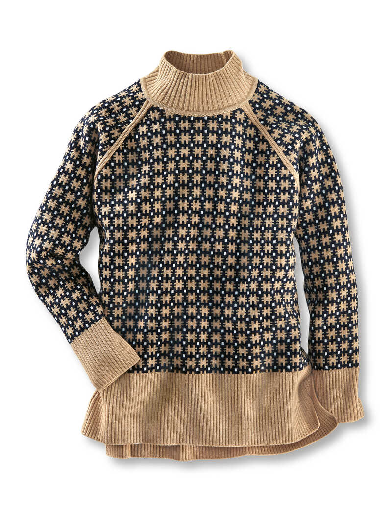 Jacquard-Pullover