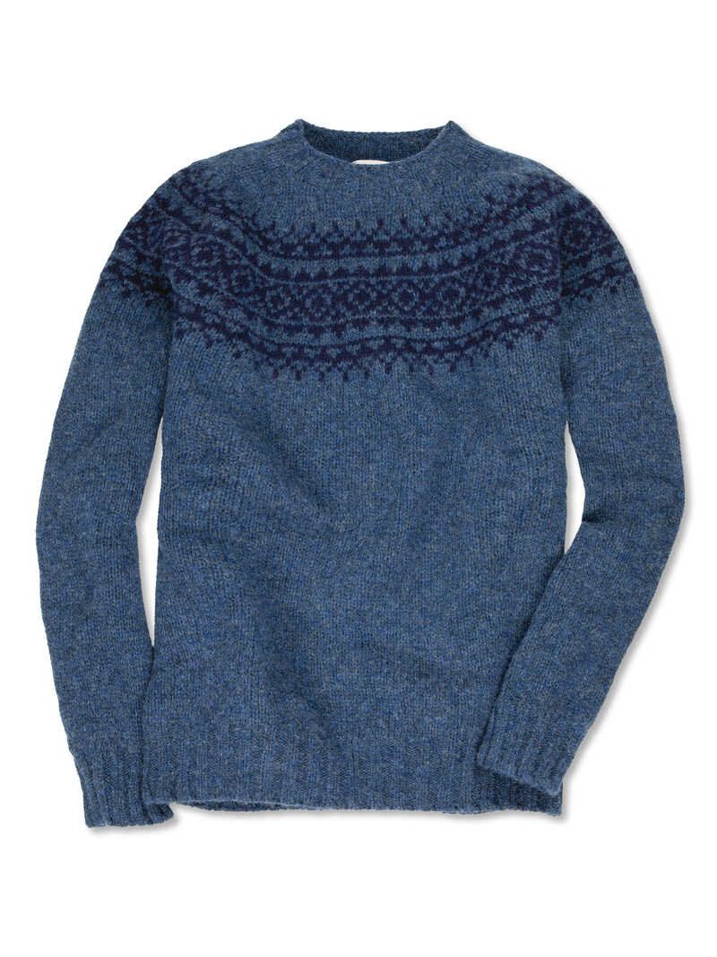 Fair-Isle-Pullover fr Herren