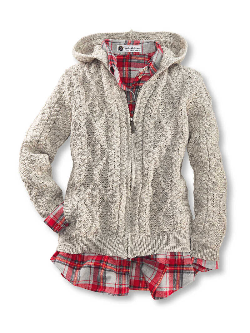 Strickhoodie fr Damen