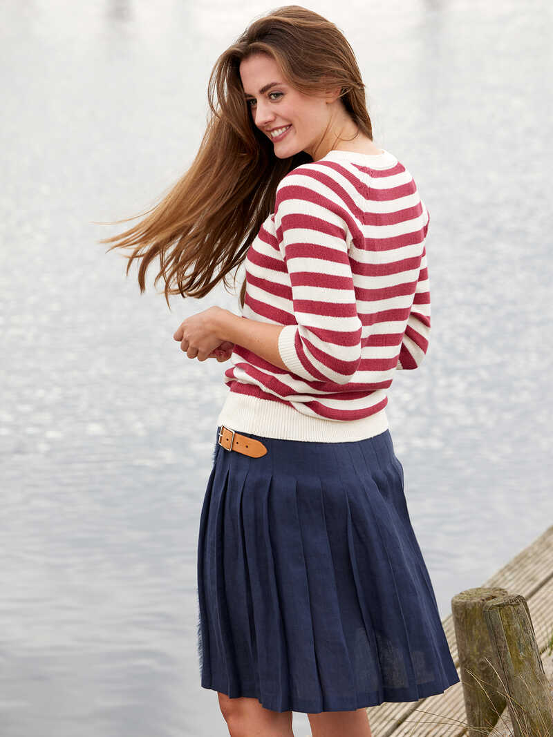 Streifenpullover fr Damen