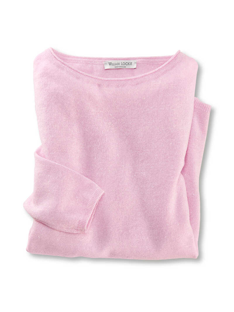 Damenpullover aus Kaschmir und Leinen