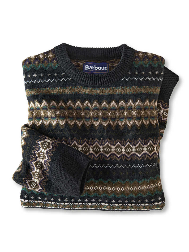 Fair-Isle-Winterpullover fr Herren