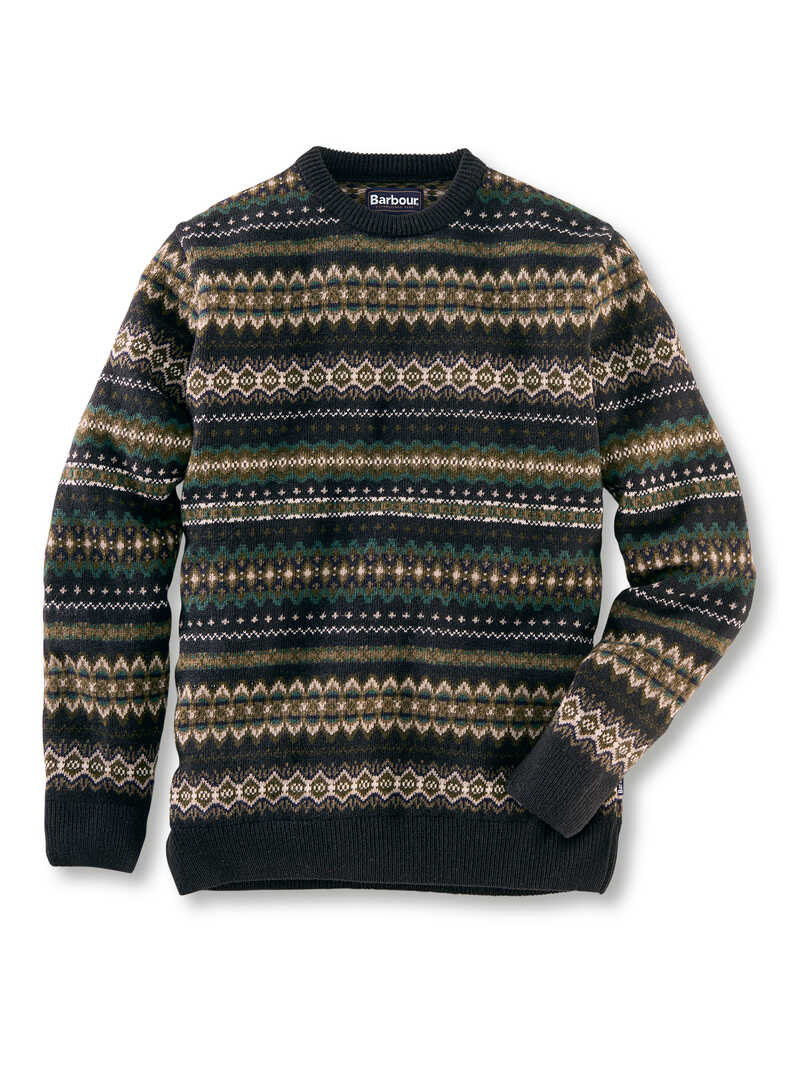 Fair-Isle-Winterpullover fr Herren