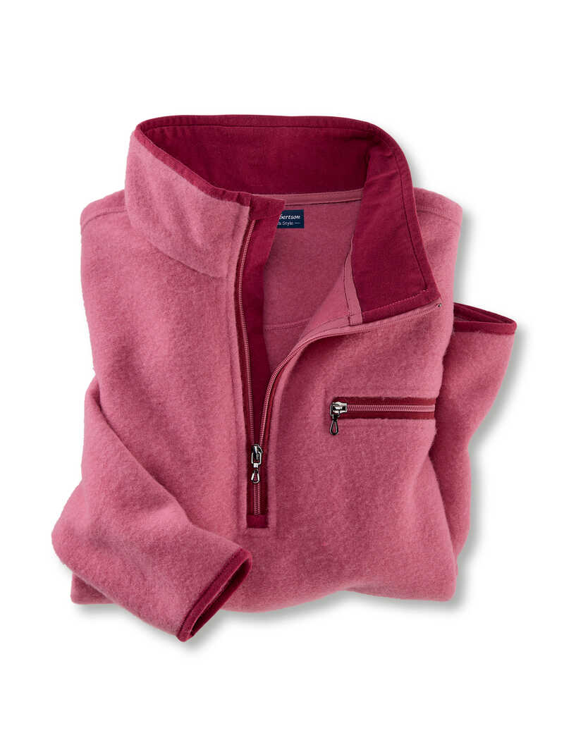 Rosa Walkshirt fr Damen