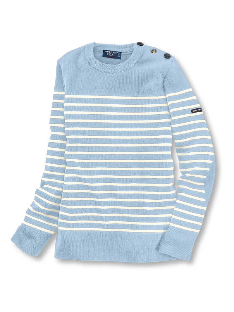 Produktbild zu Marine-Pullover in Hellblau