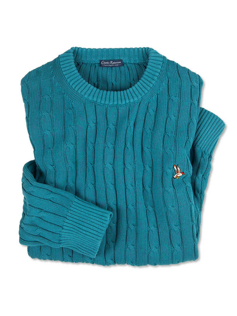 Zopfstrickpullover Ascot