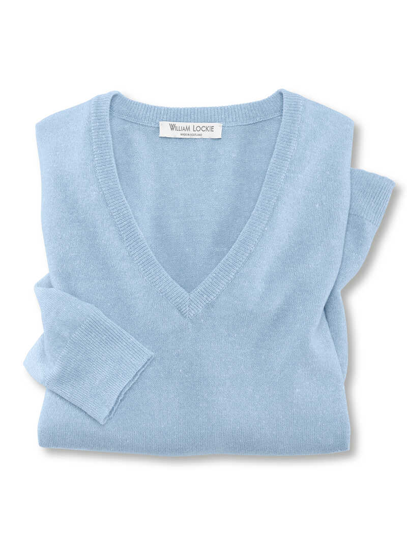 Sommerpullover mit V-Neck