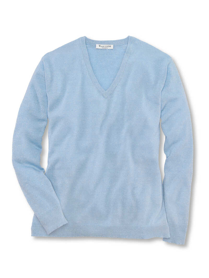 Sommerpullover mit V-Neck