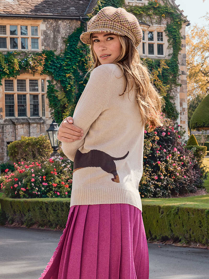 Alternatives Bild 1 zu Merino-Pullover Dackel