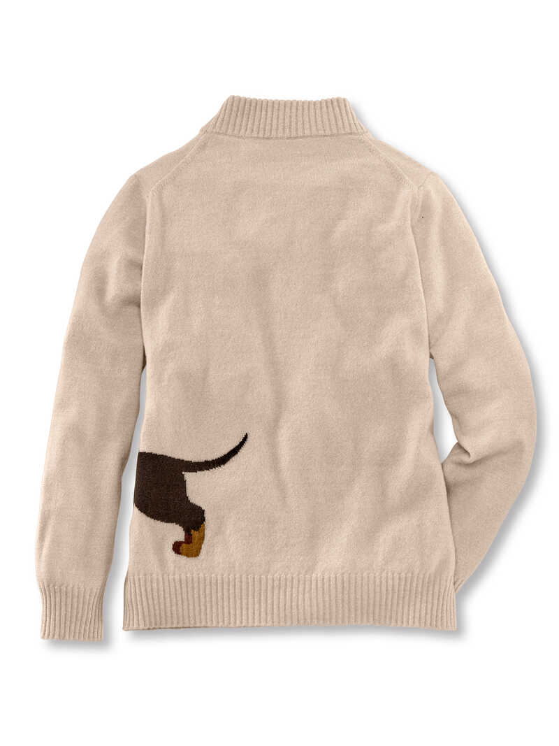 Alternatives Bild 2 zu Merino-Pullover Dackel