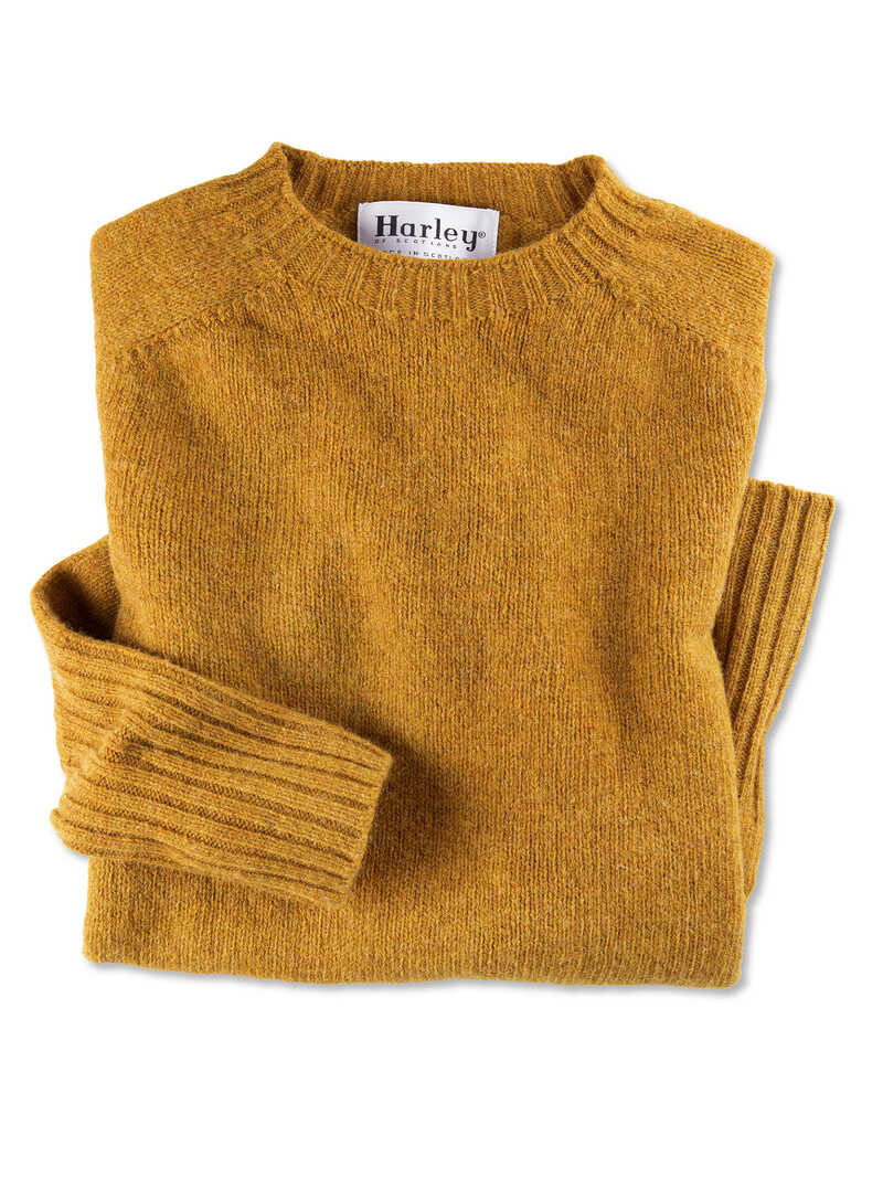 Alternatives Bild 1 zu Gelber Schurwollpullover