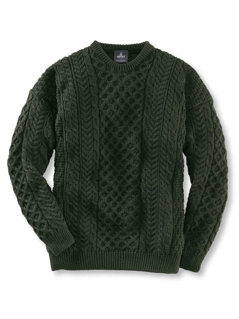 Alternatives Bild 2 zu Zopfstrick-Aranpullover
