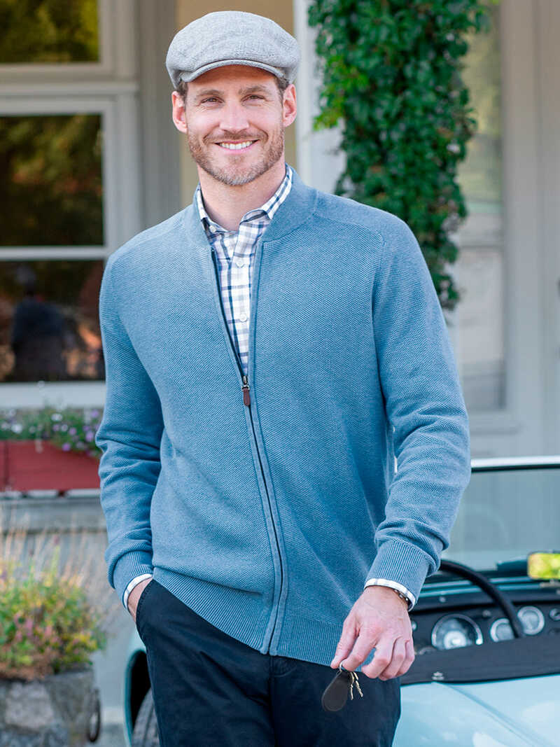 Alternatives Bild 2 zu Zip-Cardigan im Blousonstil