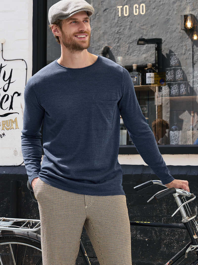 Alternatives Bild 1 zu Merino Strick-Shirt