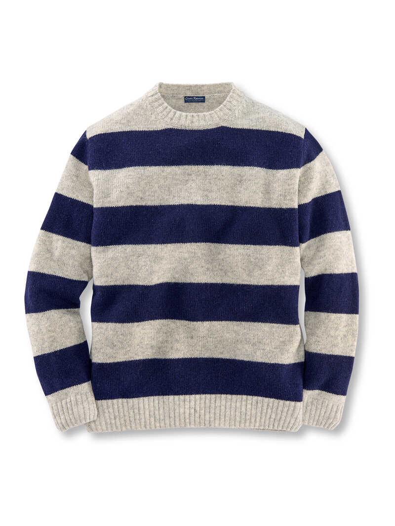 Alternatives Bild 1 zu Pullover mit Blockstreifen