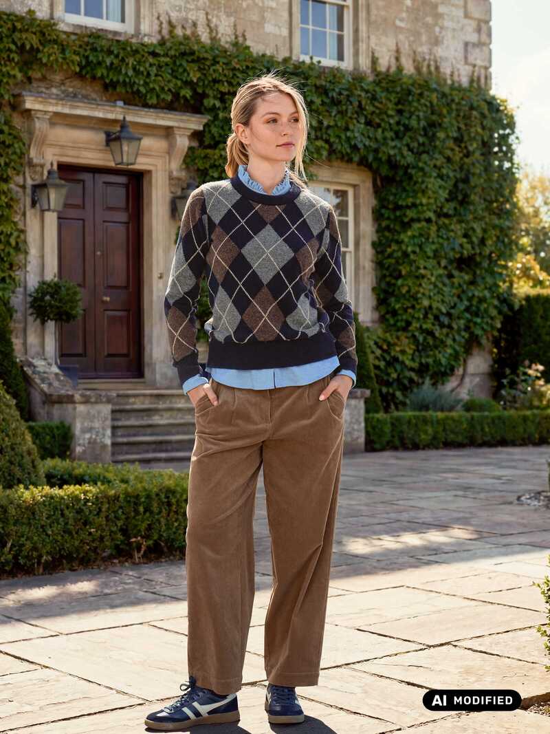 Alternatives Bild 4 zu Argyle-Pullover