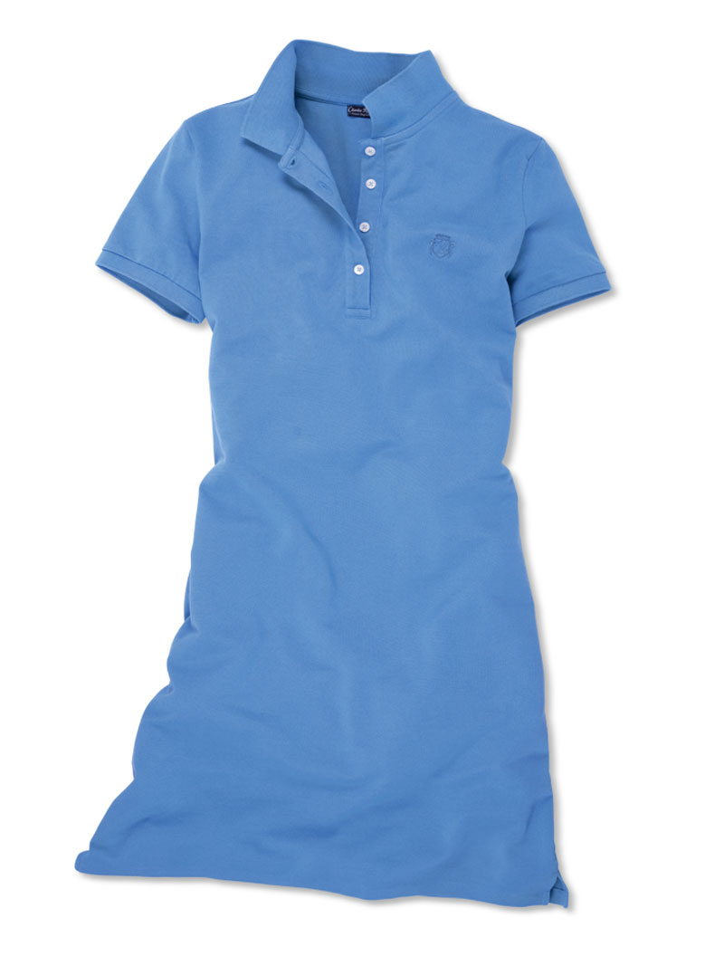 Shirtkleid mit Polokragen fr Damen