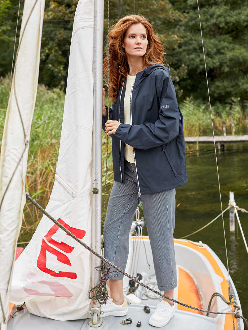 Kurze Damen-Regenjacke