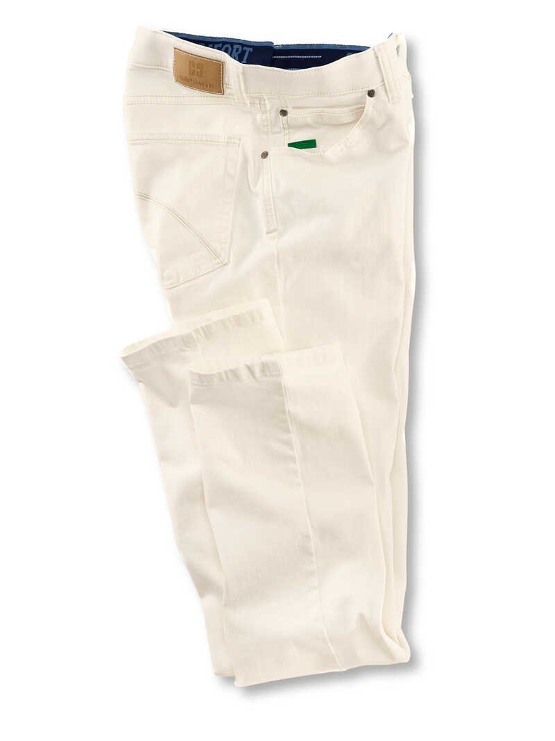 Weie Stretchjeans
