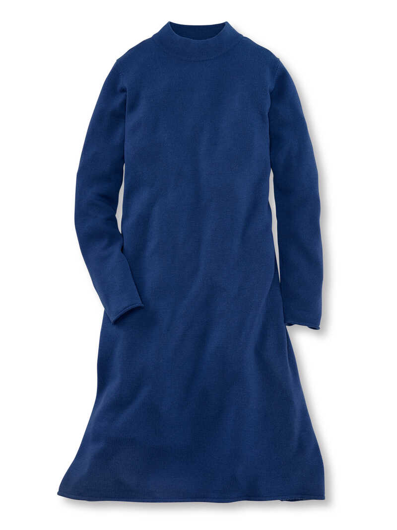 Alternatives Bild 1 zu Strickkleid mit Rundhals