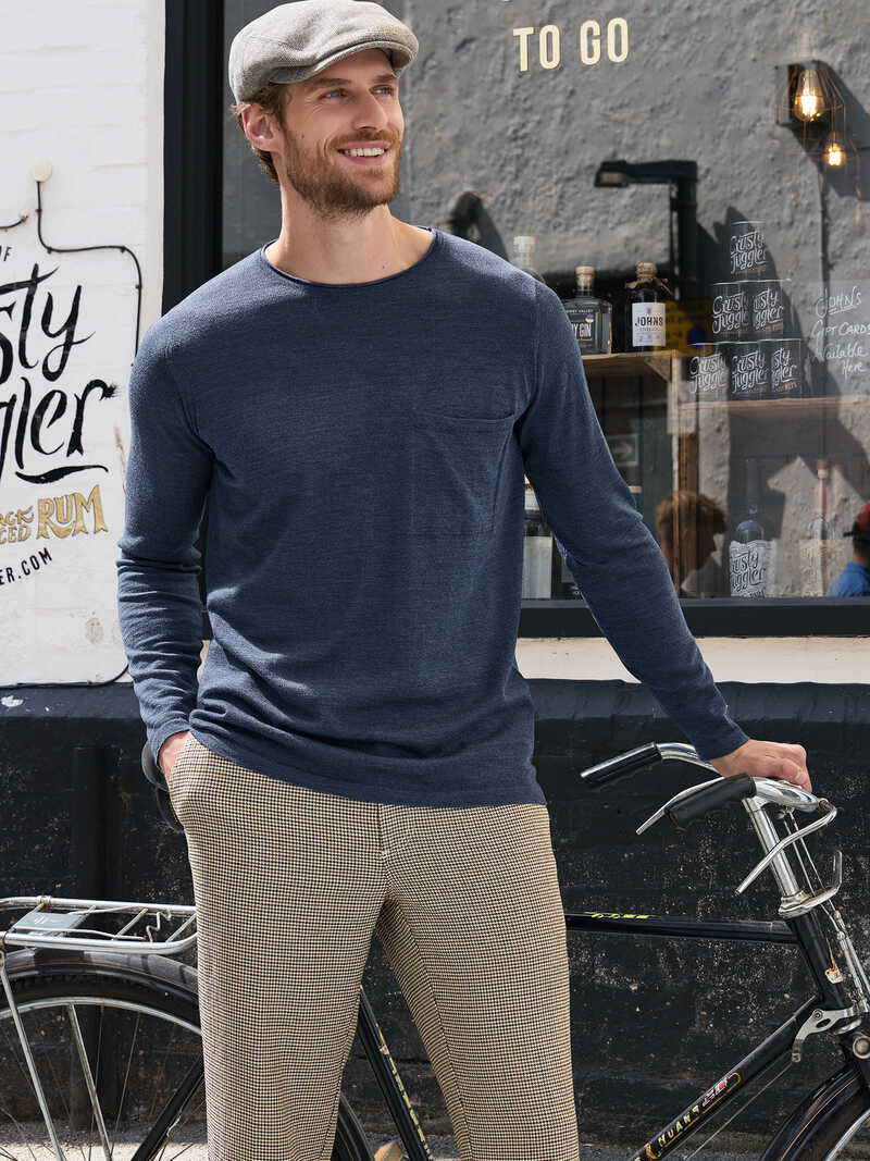 Alternatives Bild 1 zu Karohose mit Hahnentritt