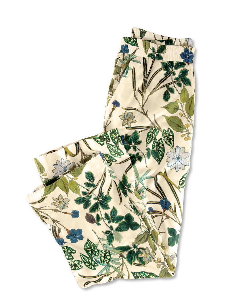 Produktbild zu Weite Blumenhose im Marlene-Stil