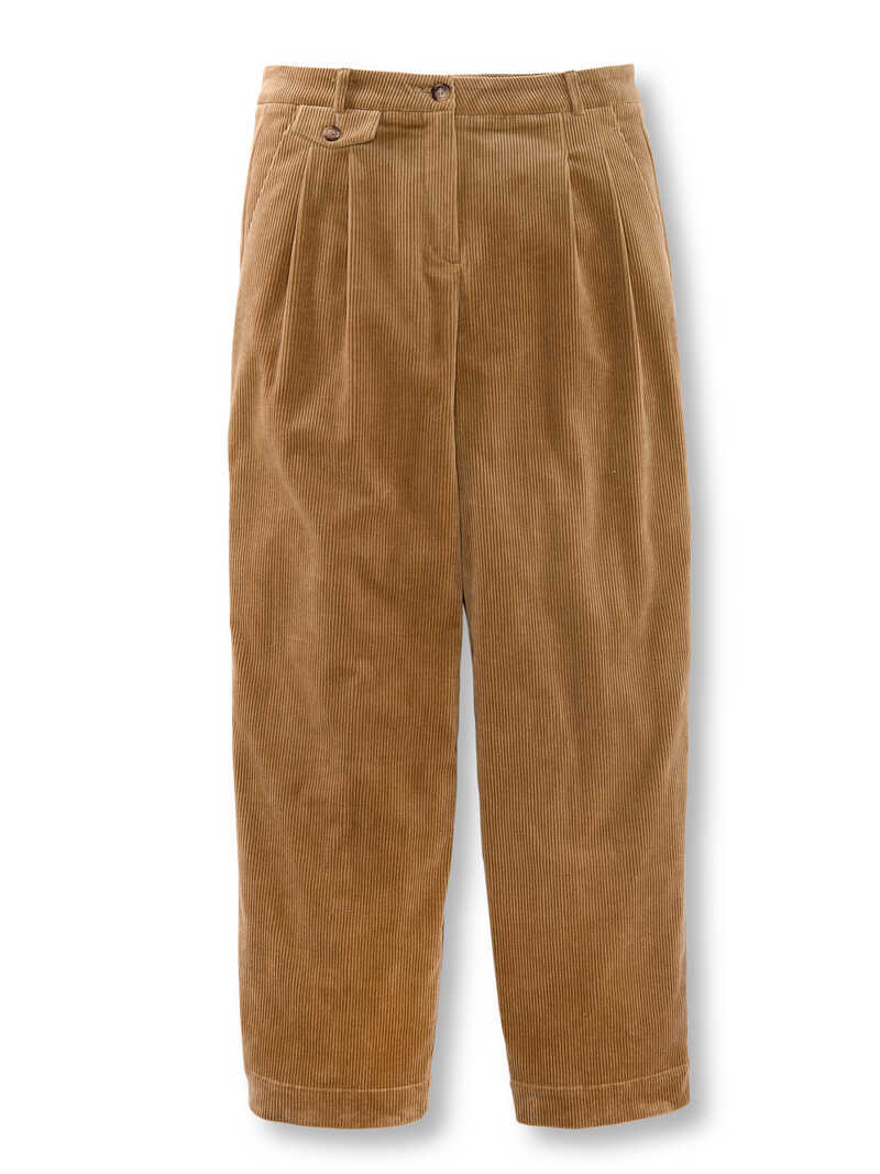 Alternatives Bild 1 zu Cord-Chino mit Bundfalten