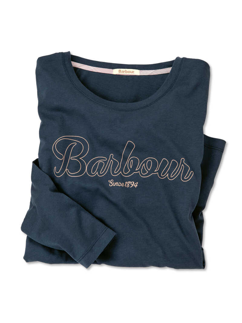 Langarmshirt mit Barbour-Logo für Damen