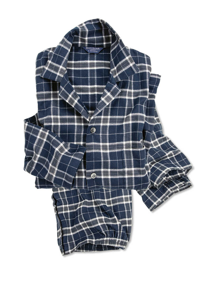 Flanell-Pyjama für Herren