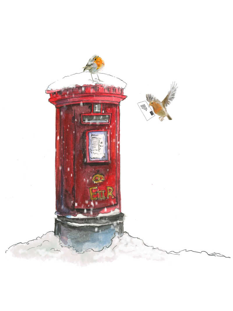 Alternatives Bild 2 zu Schlafshirt Red Postbox