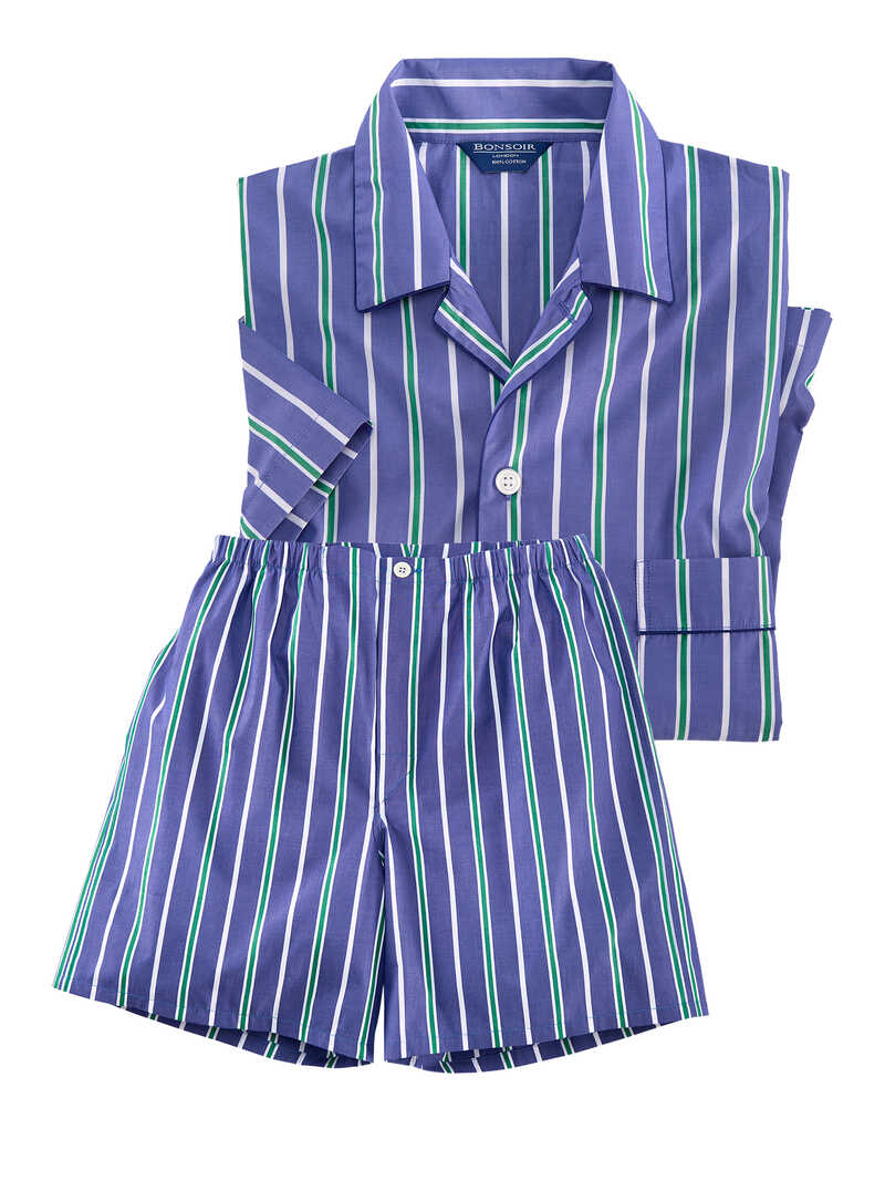 Produktbild zu Herren-Shorty-Pyjama Rudyard Stripe