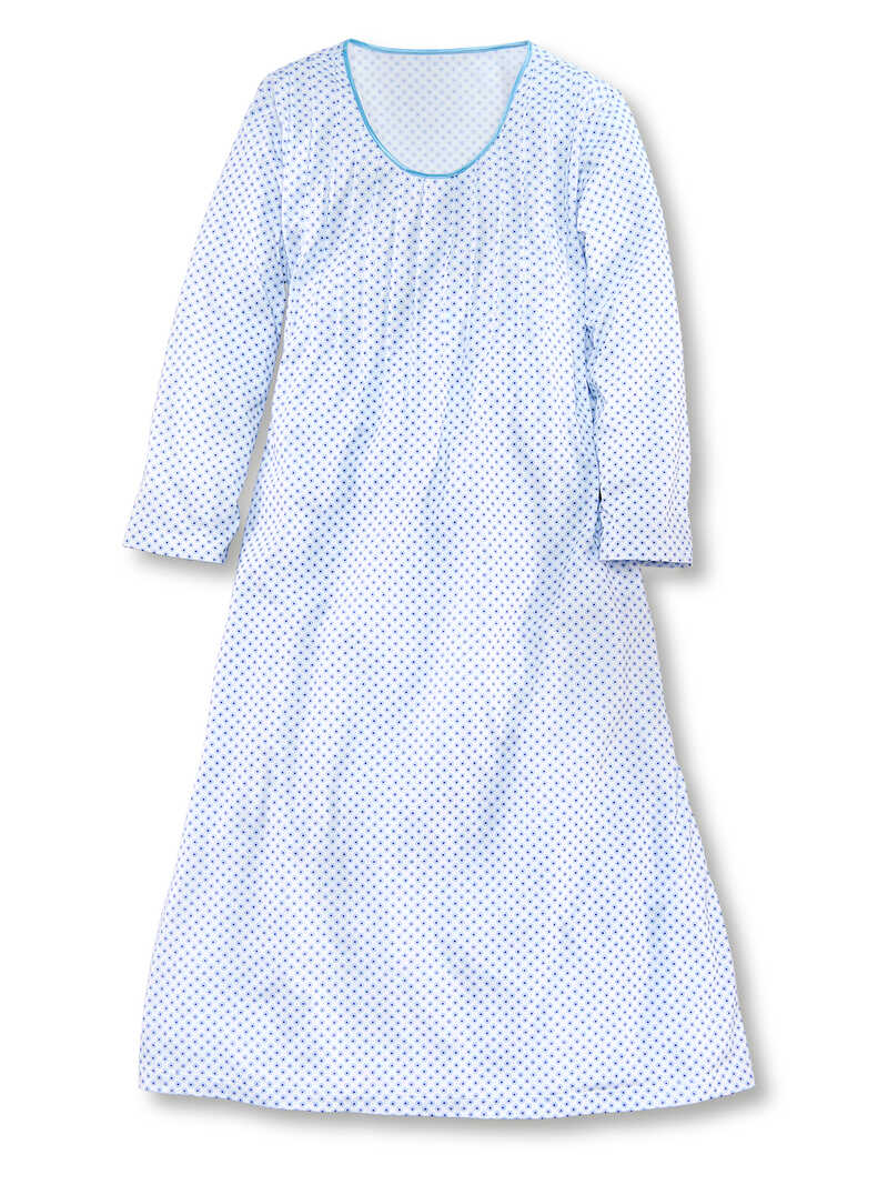 Jersey-Nachthemd mit Blumen