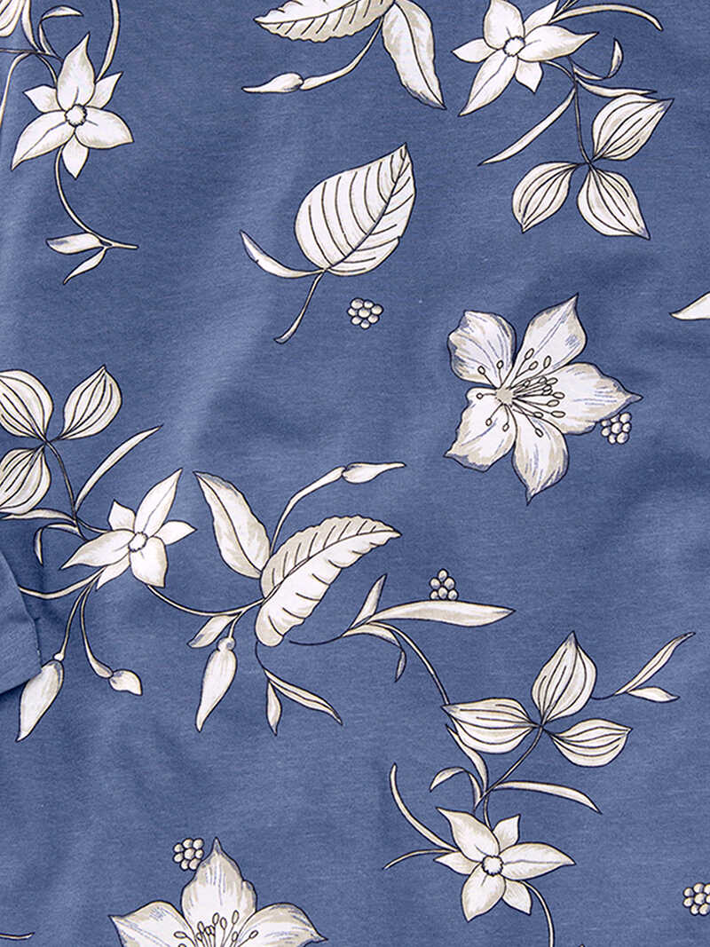 Alternatives Bild 1 zu Jersey-Nachthemd mit Blumen