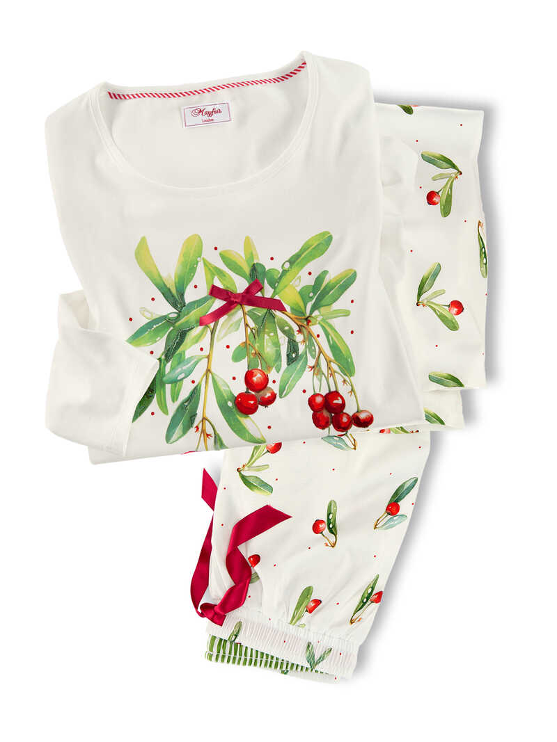 Weihnachts-Pyjama Mistletoe