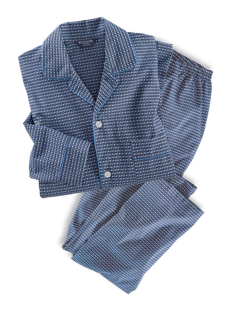 Produktbild zu Herrenpyjama mit Geo-Print