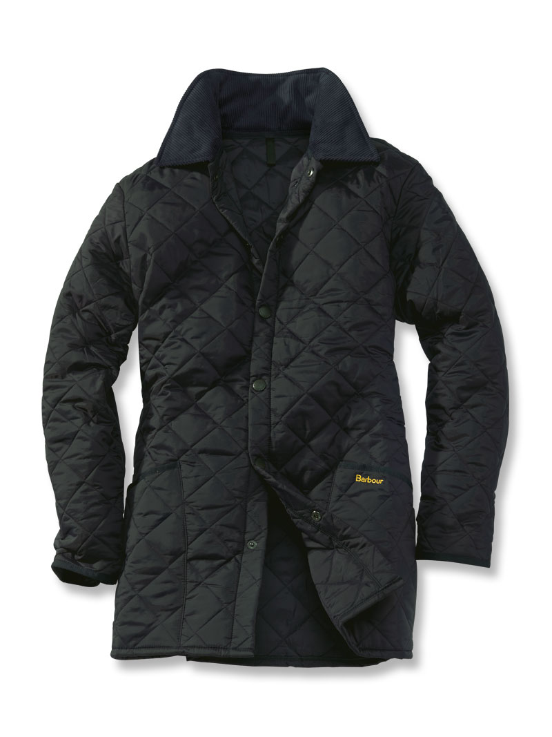 Barbour Liddesdale Steppjacke in Schwarz