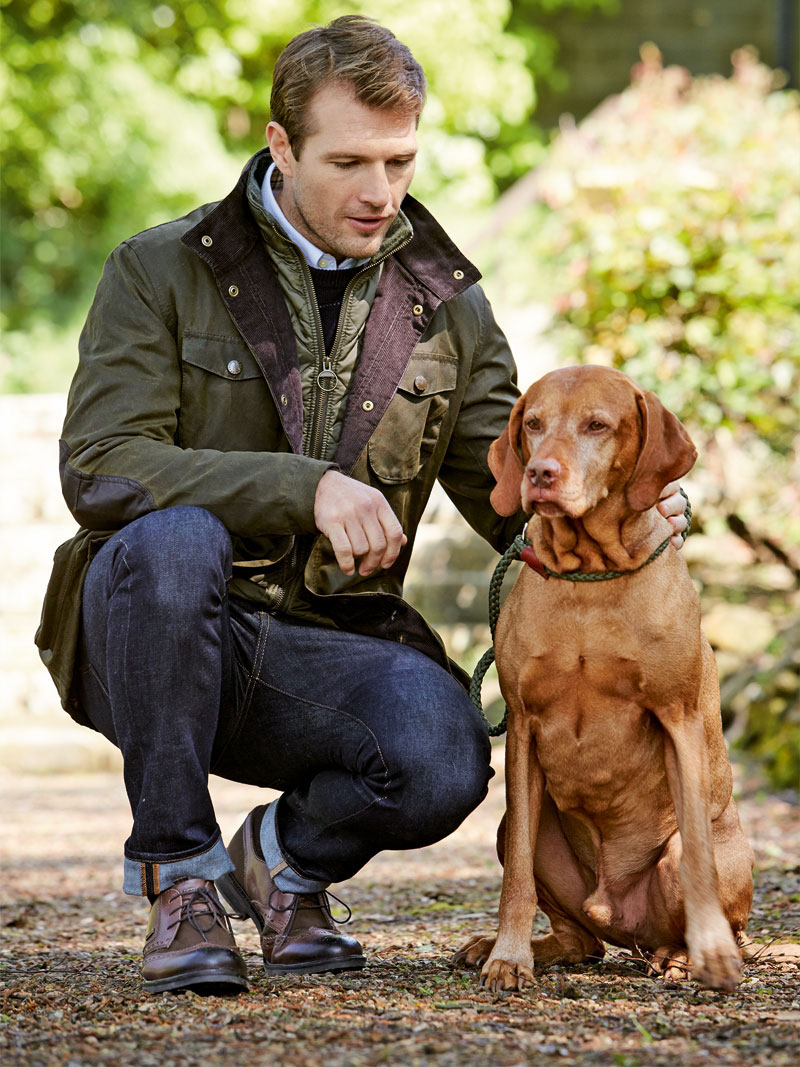 Wachsjacke Ogston fr Herren