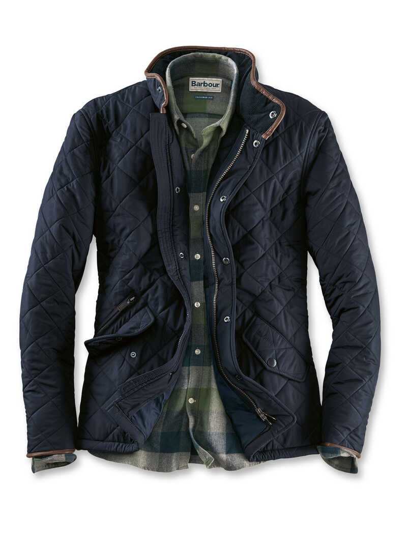 barbour jacke herren blau