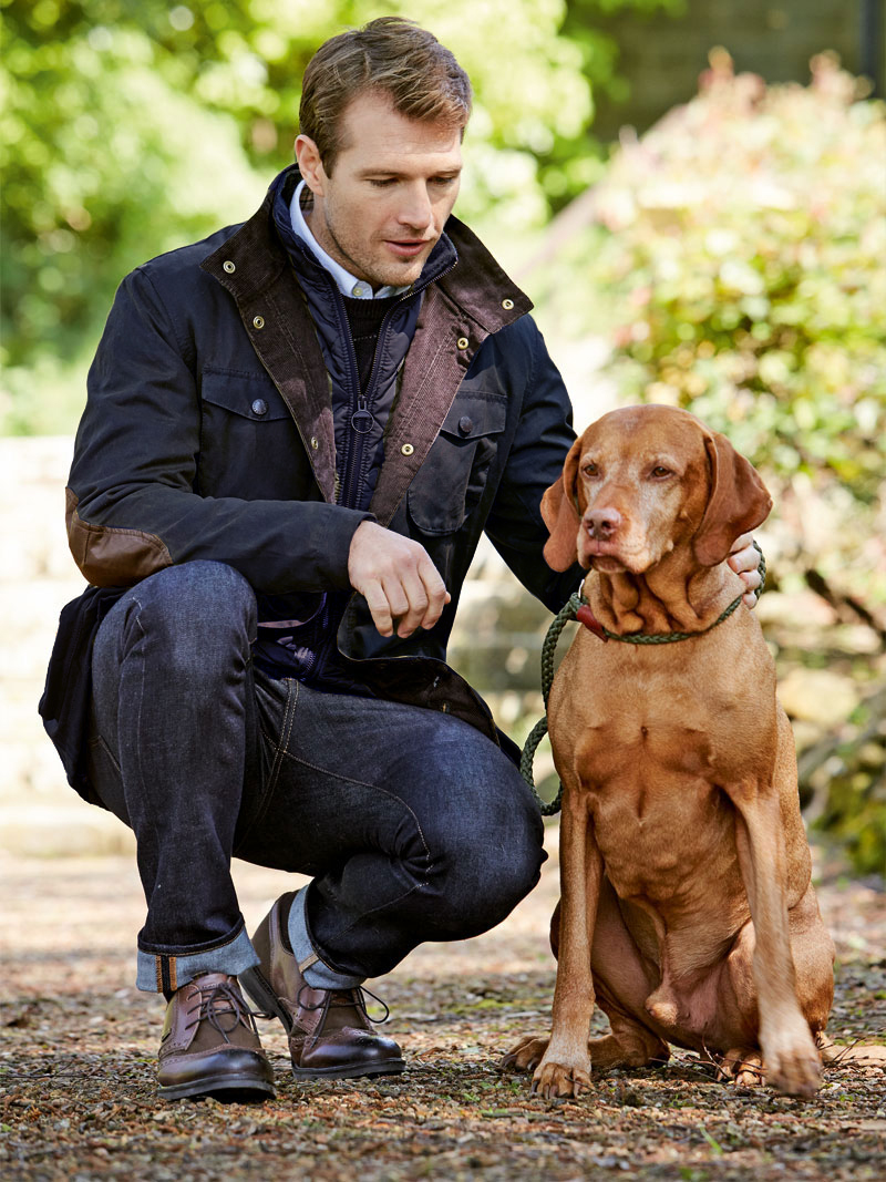 Wachsjacke Ogston fr Herren