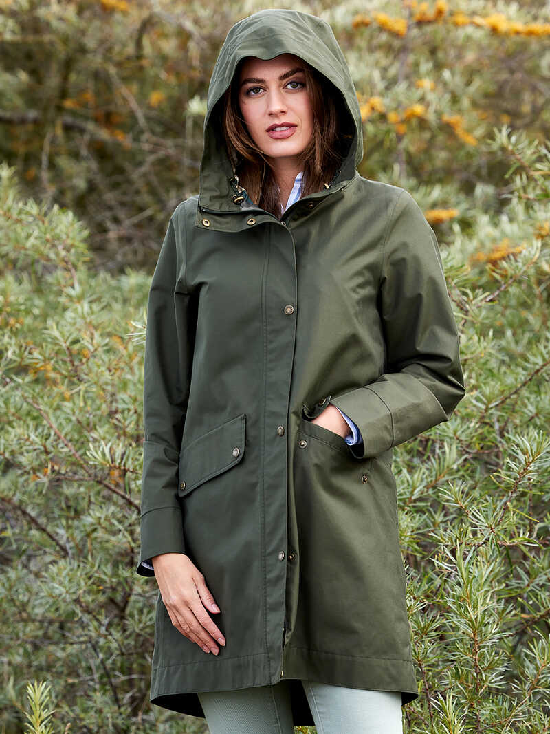 barbour parka damen