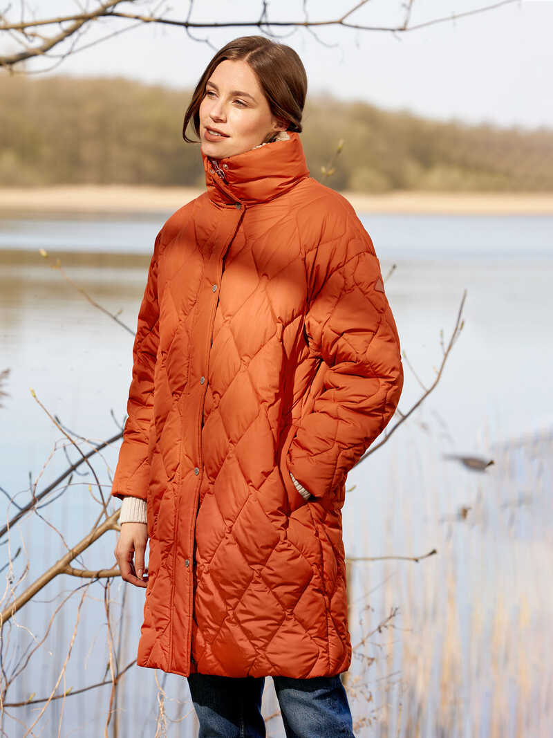 Damen-Steppmantel Samphire in Oversized-Form aus recyceltem Polyester