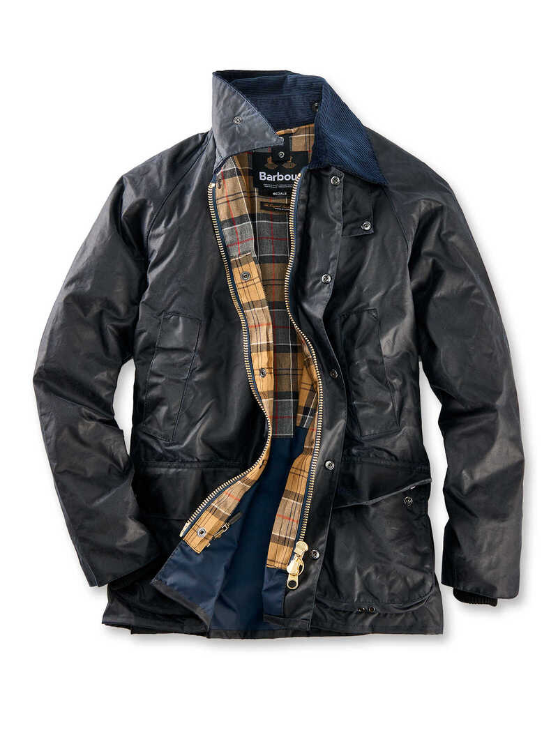 Wachsjacke Bedale in Navy