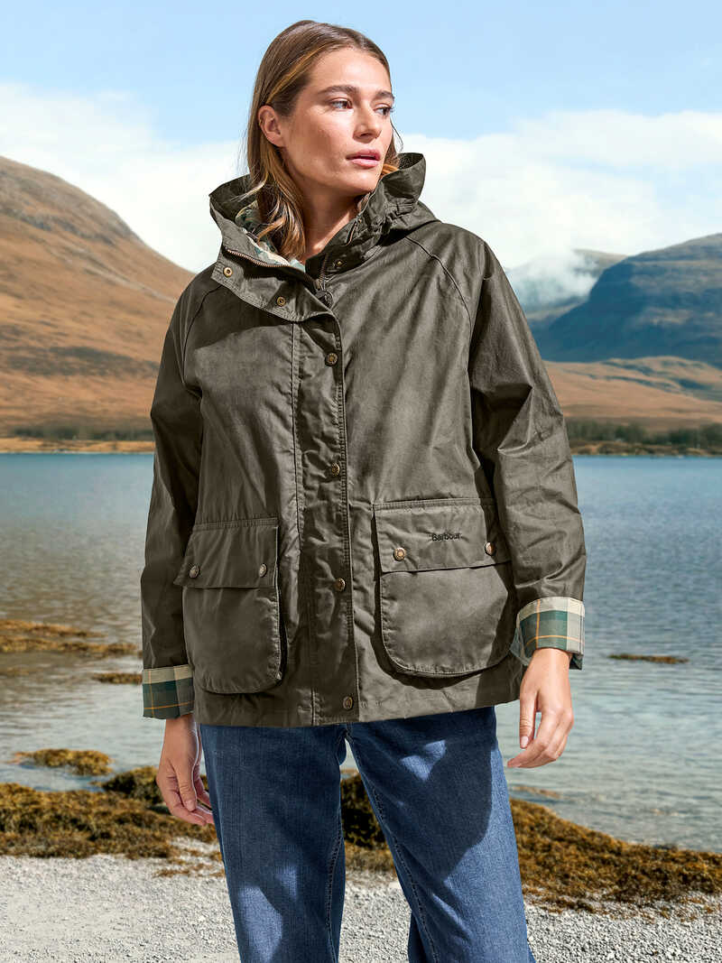 Leichte Damen-Wachsjacke Hollies