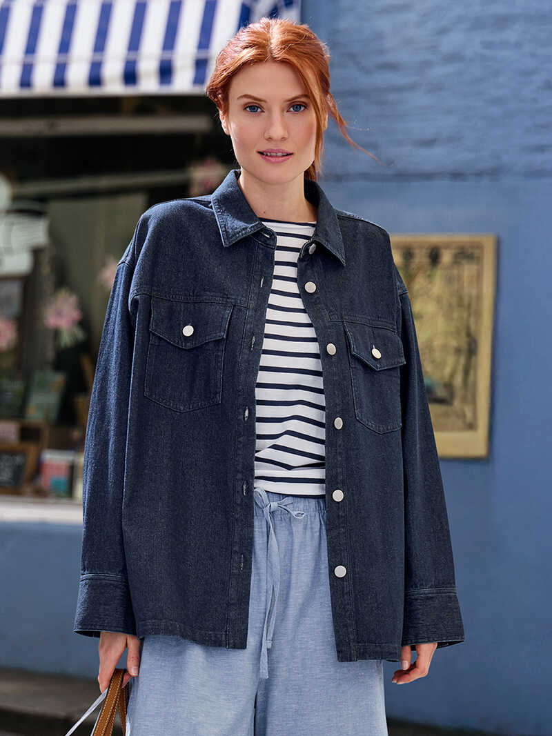 Alternatives Bild 1 zu Jeanshemd Raw Denim Oversized