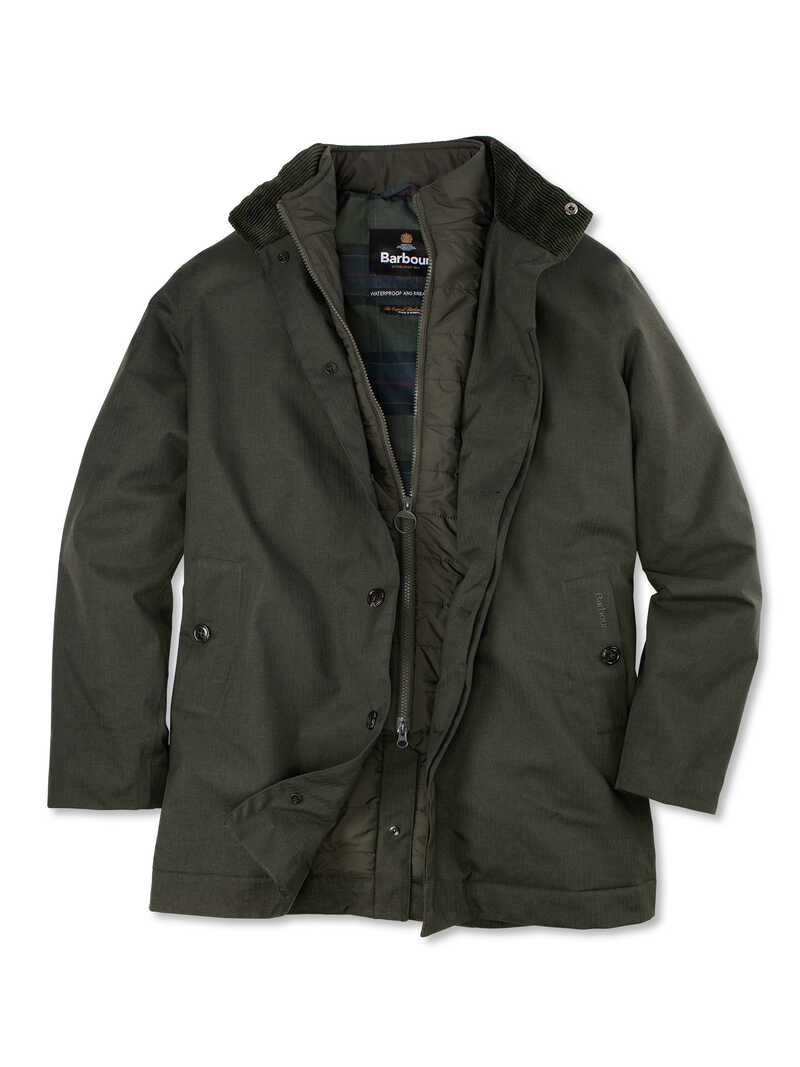 Alternatives Bild 1 zu Regenjacke mit mit Steppeinsatz