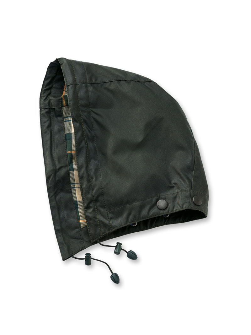 Wachskapuze fr Barbour Wachsjacken in Oliv