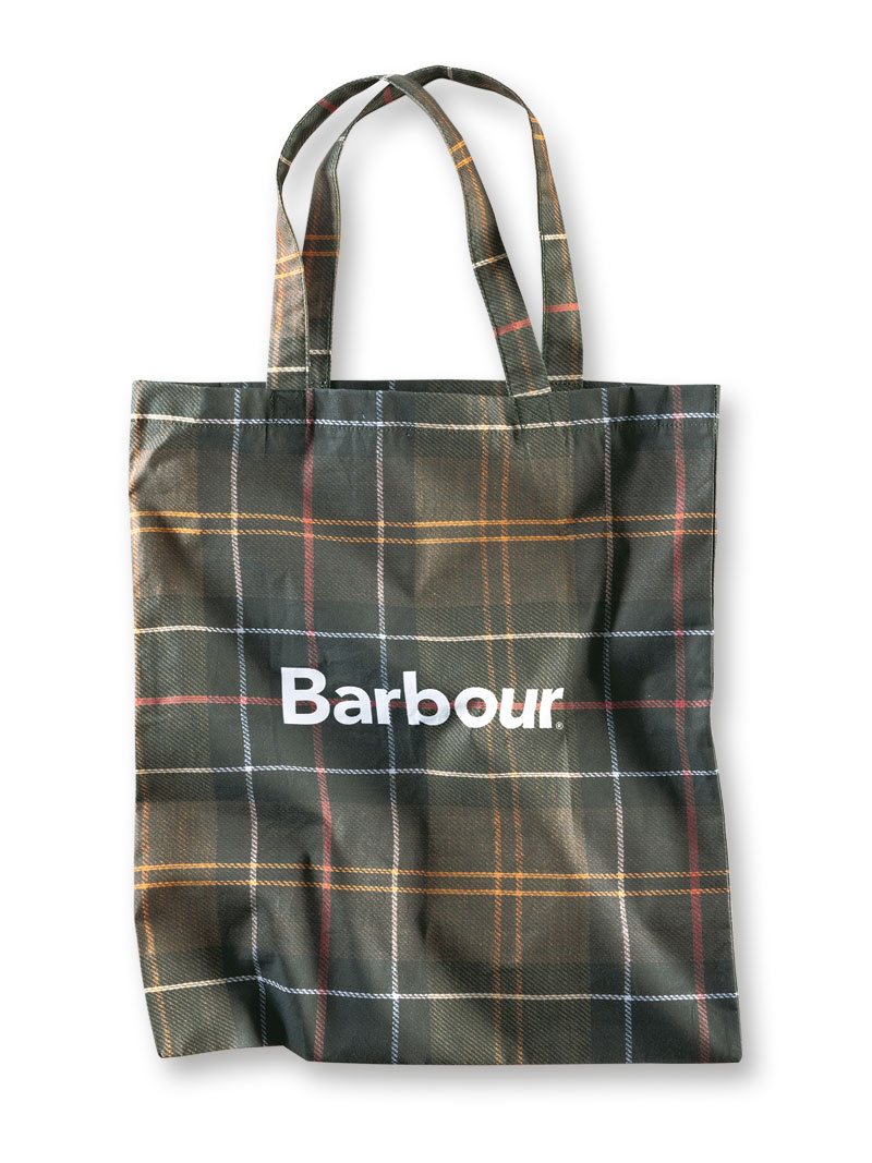 Tasche als Zugabe fr Barbour-Einkufe bei THE BRITISH SHOP