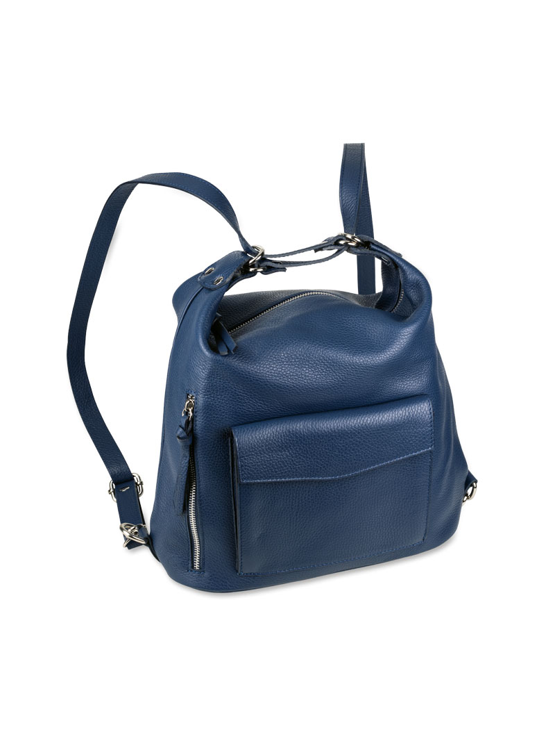 Handtasche-Rucksack aus Leder