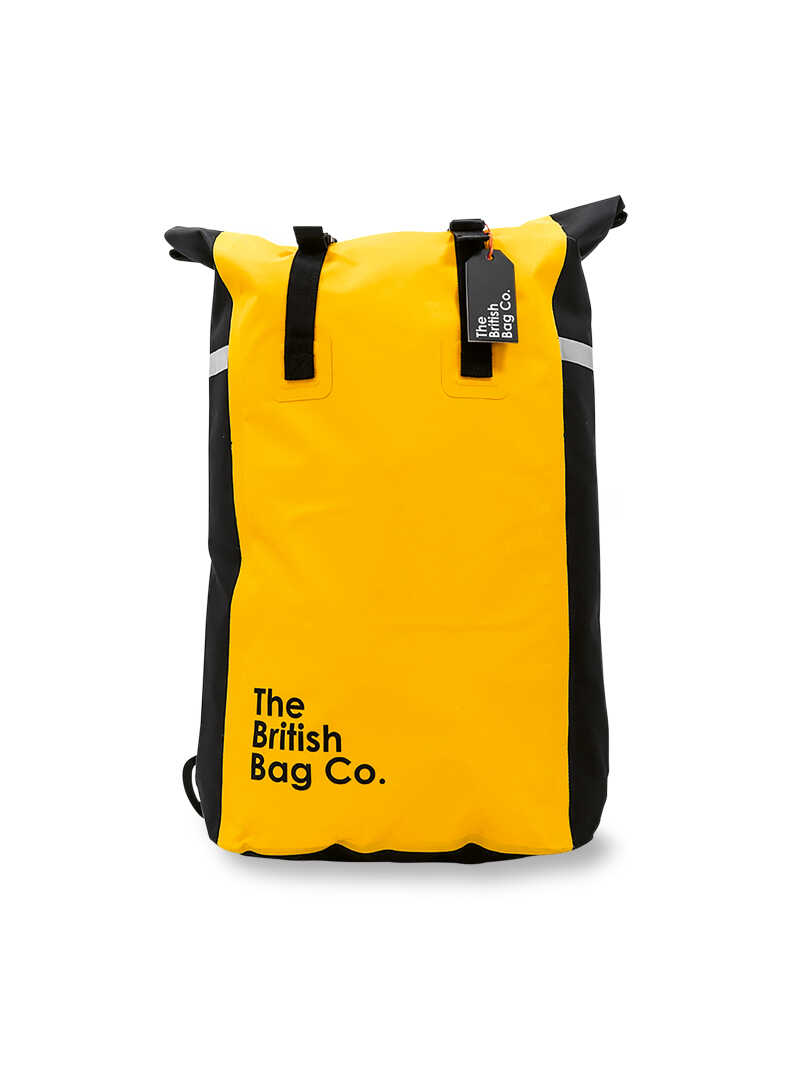 Produktbild zu Gelber Wanderrucksack IP55-zertifiziert