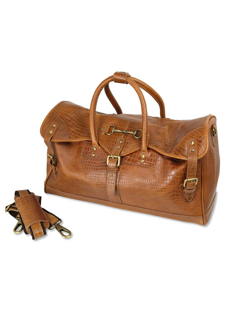 Reisetasche 'Barrington Bag' aus Bffelleder
